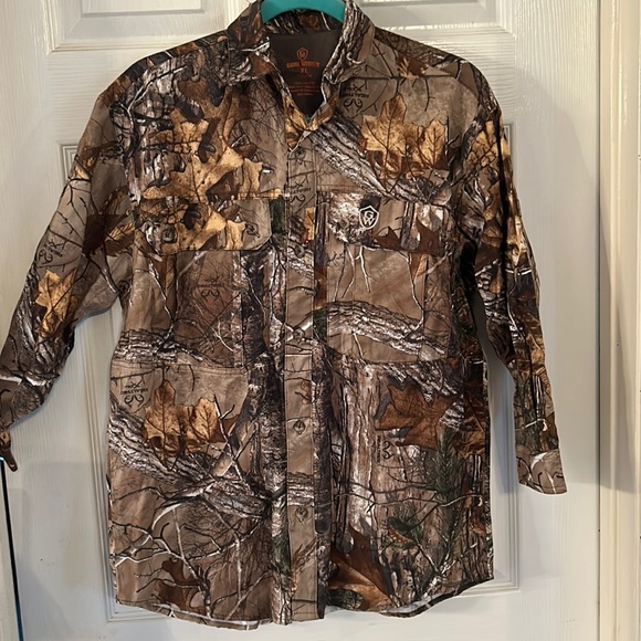 Game Winner Camouflage Shirt Button down - Picture 1 of 8